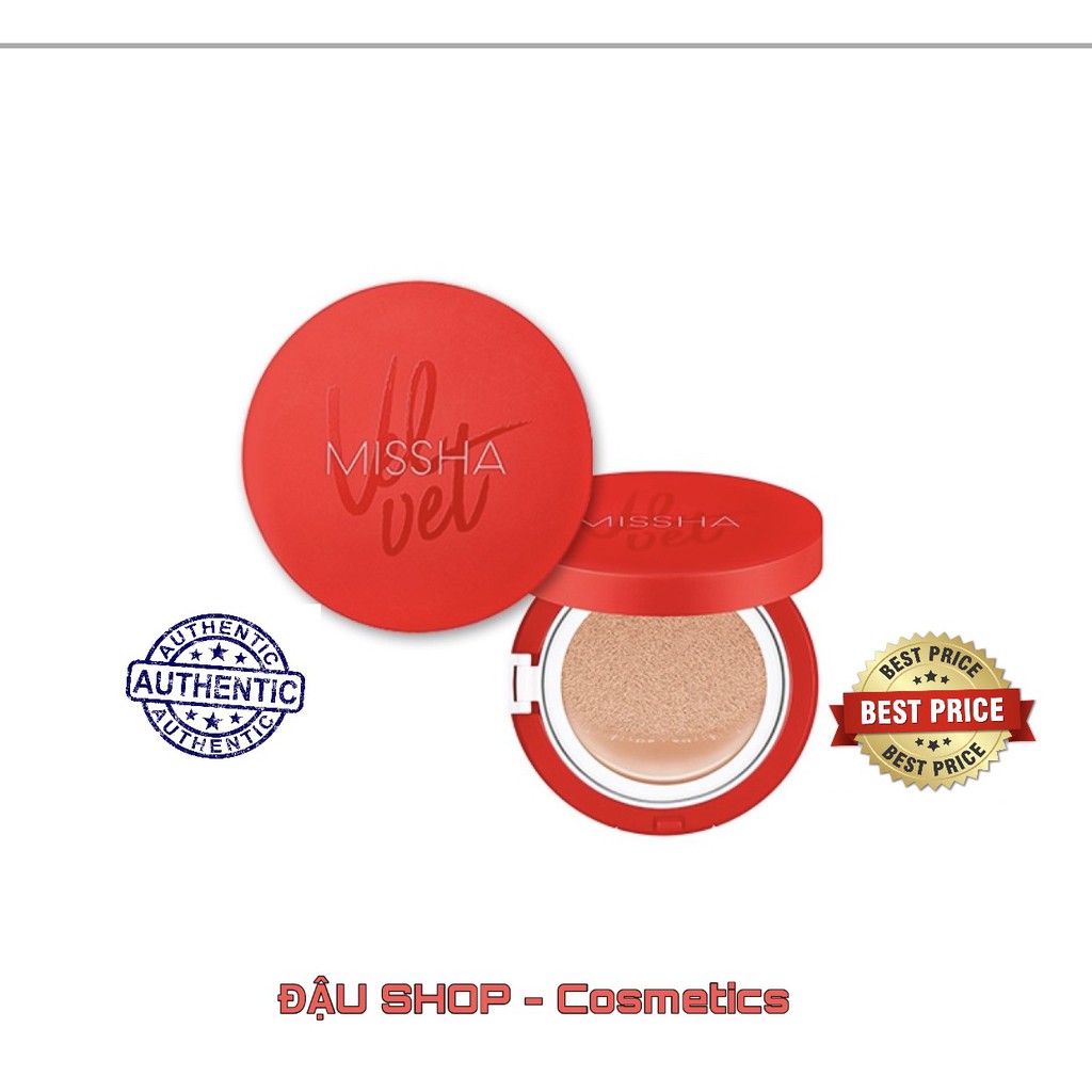 Phấn Nước Kiềm Dầu Lâu Trôi Missha Velvet Cushion- Tone 21 M558