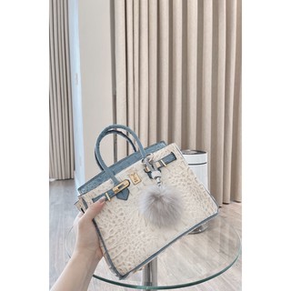 Túi xách Hermes birkin vân da cá xấu ko box