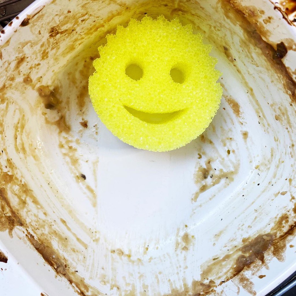 1/4 Miếng bọt xốp rửa chén nhà bếp nhà tắm