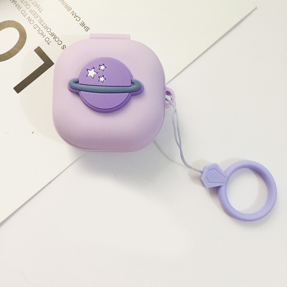 Ốp Điện Thoại Baseus WM02 Bằng Silicon Mềm Chống Rơi Hình Hành Tinh Có Vòng Nhẫn Cho Baseus WM01