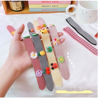 Băng Đô Dán Tóc Mái Cho Bé Phong Cách Hàn Quốc Dễ Thương