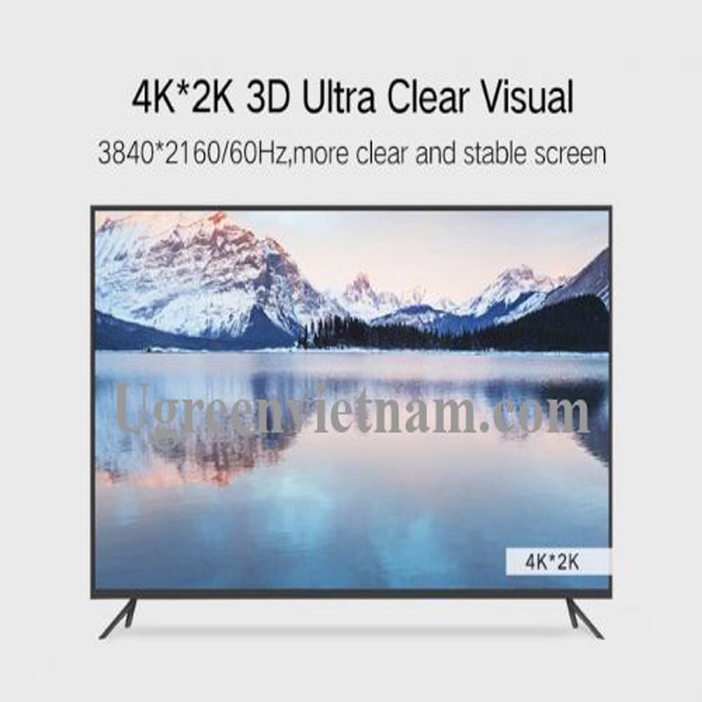 Dây HDMI 2.0 siêu mỏng  hỗ trợ 4K, 3D Chính hãng Ugreen HD117