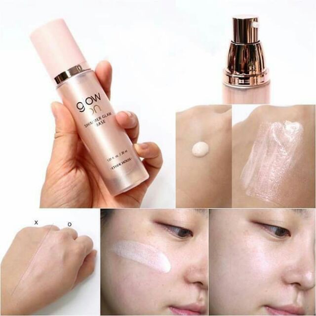 Kem Lót Bắt Sáng Nâng Tone Da Etude House Glow On Shimmer Glam Base