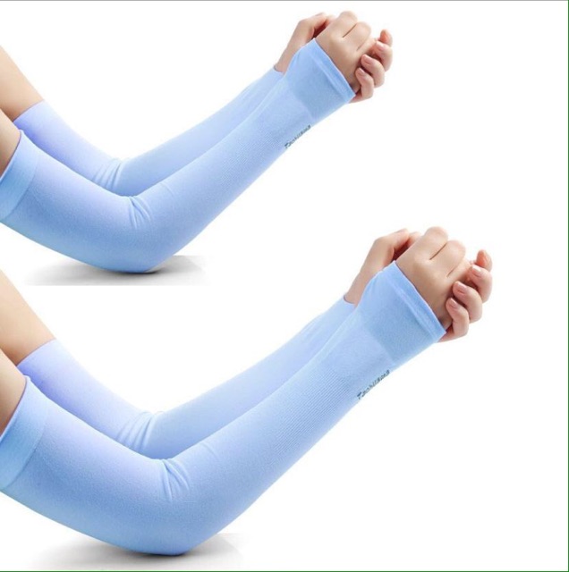 Găng tay chống nắng xỏ ngón cao cấp nam nữ - Ống dài đi nắng chống tia uv giá rẻ