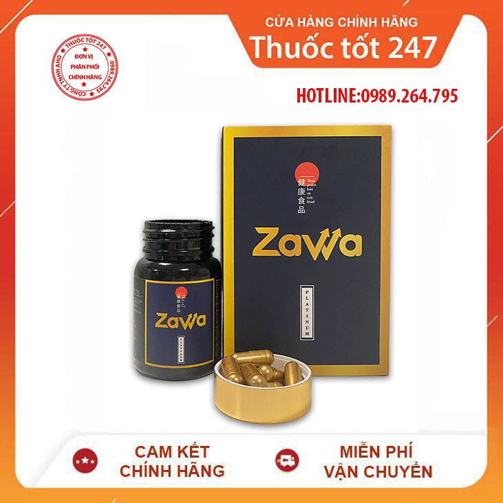 ✅(Mẫu Mới)Zawa Platinum Tăng Cường Sinh Lý Nam - [CHÍNH HÃNG] - Hỗ trợ & điều trị xuat tinh sớm