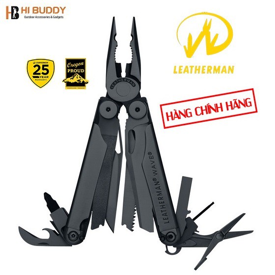 Kìm Multi-Tools Leatherman Wave Black