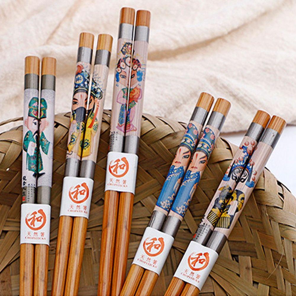 Bộ 5 Đôi Đũa Tre Chống Trượt Phong Cách Trung Hoa