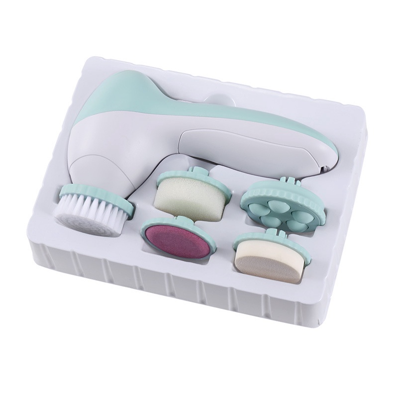 Máy Rửa Mặt Rung 5 Đầu Thay Thế Loại Bỏ Vi Khuẩn, Bụi Bẩn Có Hại B0210