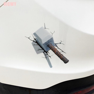 1 Sticker Dán Trang Trí Xe Hơi Hình Siêu Anh Hùng Avengers 3d