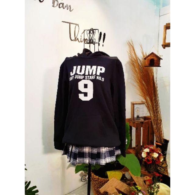 Áo hoodie jump đen