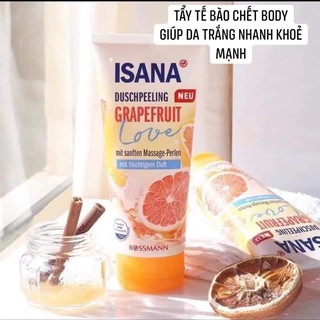 Tẩy tế bào chết Body Isana vitamin C