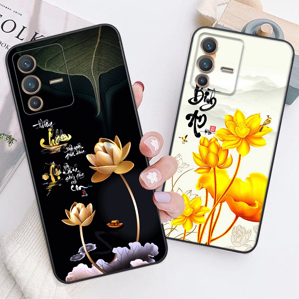 Ốp lưng Vivo V23 5G in hình chữ tài chữ lộc, Cha Mẹ, bình an SIÊU ĐẸP