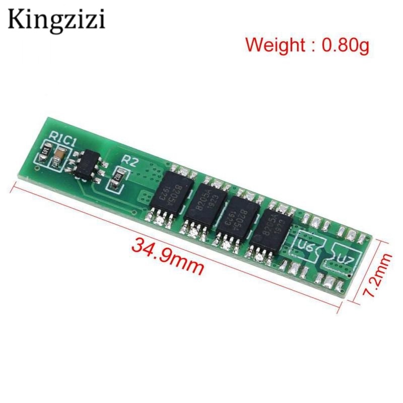 Bảng mạch bảo vệ pin 1S 7.5A 10A 15A 3.7V LI-ION 3 4 6MOS BMS PCM cho pin Lithium Lion 18650