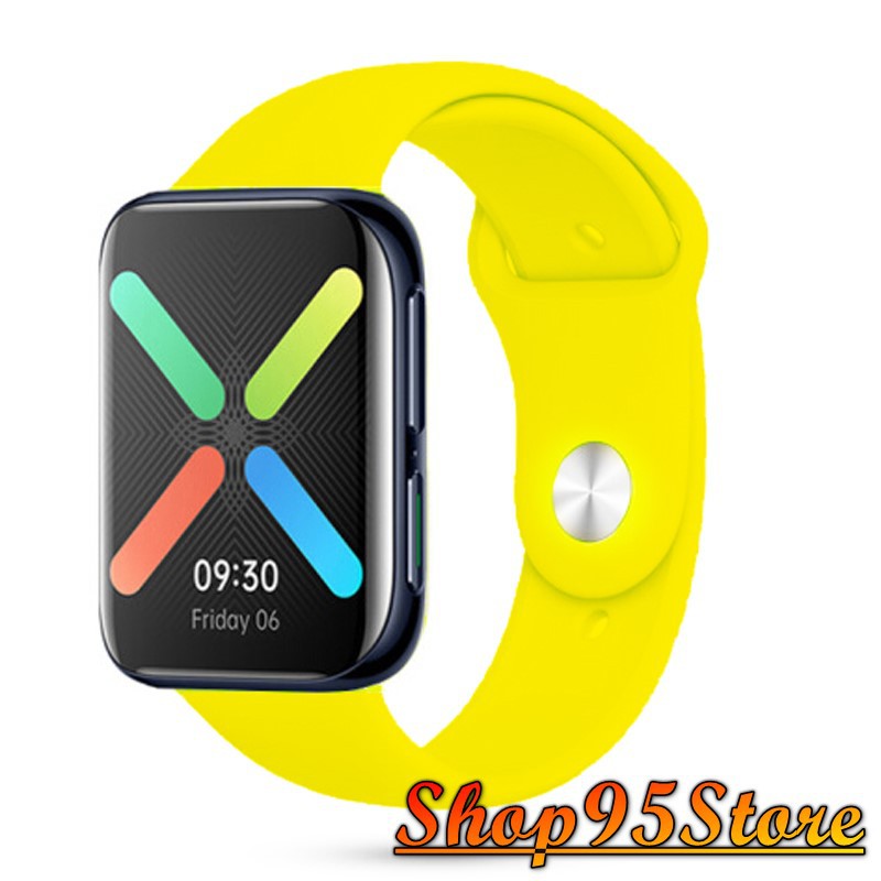 Dây đeo silicone đồng hồ thông minh Oppo Watch 41mm 46mm