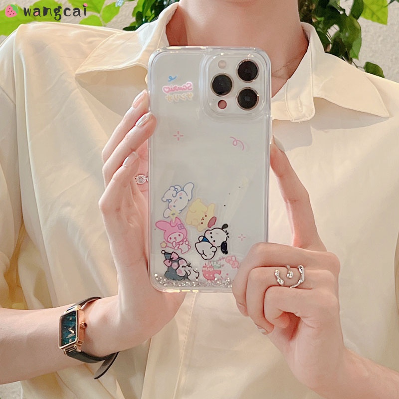 Ốp Điện Thoại Dẻo Họa Tiết Hoạt Hình Cinnamoroll/ Hello Kitty/ Melody Cho iPhone 13 12 11 Pro Max XS Max XR X