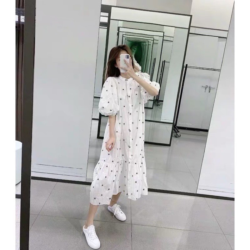 Váy đi biển dáng baby doll siêu soang