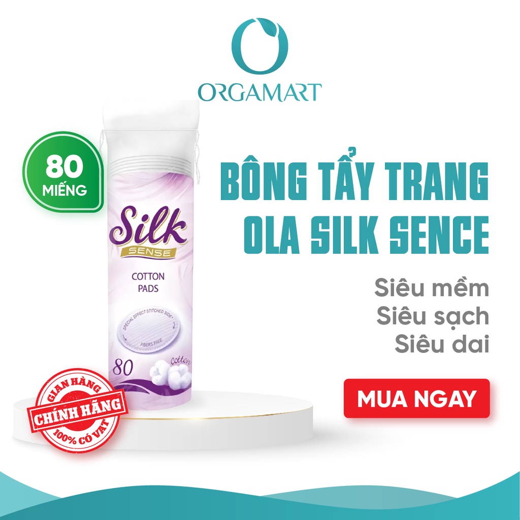 Bông Tẩy Trang Ola Cotton 80 Miếng