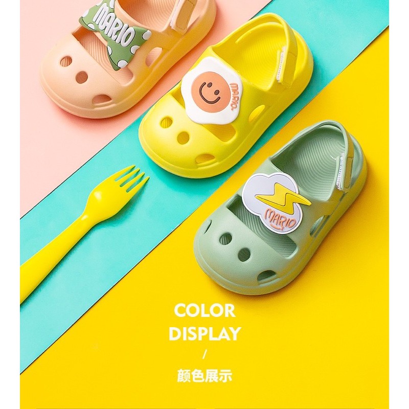 <MẪU MỚI 2021> Sandal cho bé Cheerful Mario CHÍNH HÃNG Cho Bé