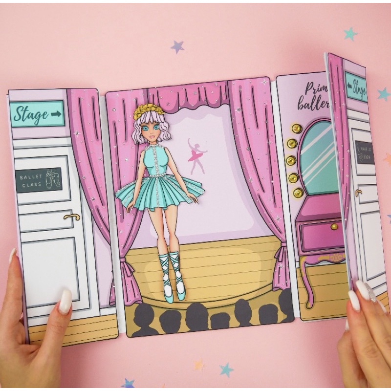 BÚP BÊ GIẤY SÀN DIỄN BALÊ