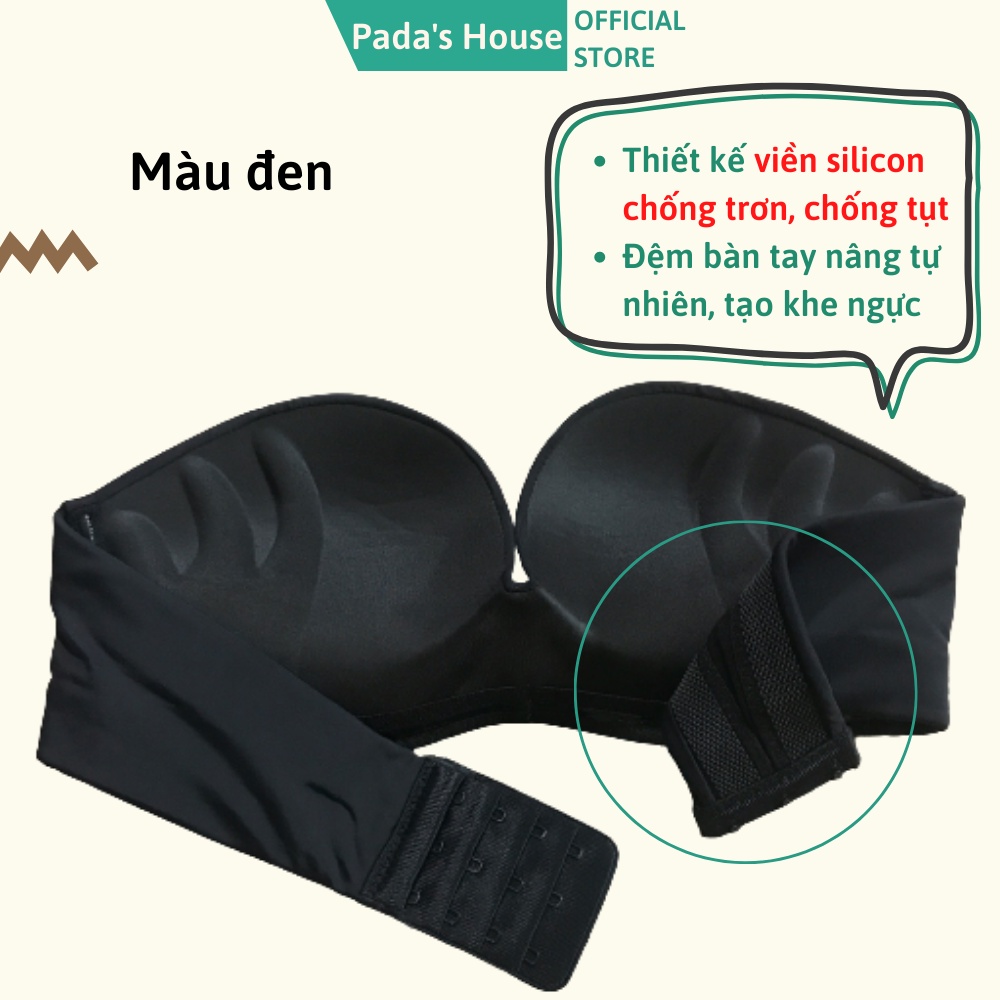 Áo ngực quây chống tuột, áo lót không dây viền silicon (có clip) | WebRaoVat - webraovat.net.vn