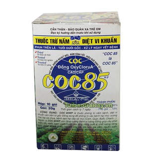 Thuốc trừ nấm, diệt khuẩn CoC 85  - 1 hộp 10 gói T24.1