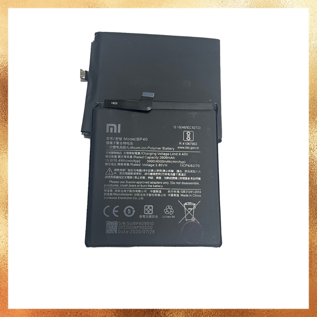 Pin BP40 Xiaomi K20 Pro Dung Lượng 4000mAh Hàng Zin Nhập Khẩu Bảo Hành 6 Tháng 1 Đổi 1