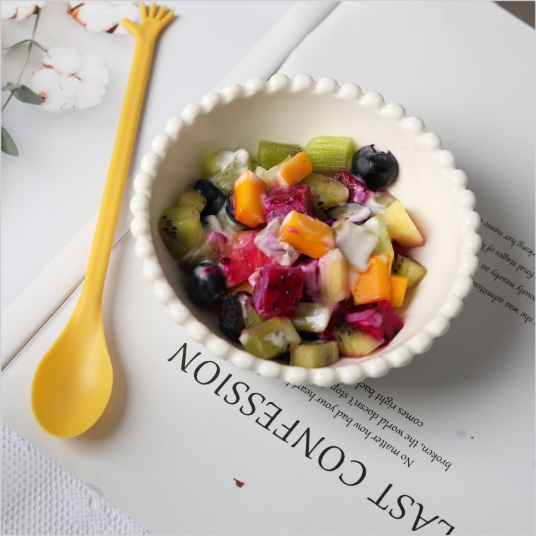 Bộ 4 Muỗng Khuấy Đồ Tráng Miệng Cán Dài