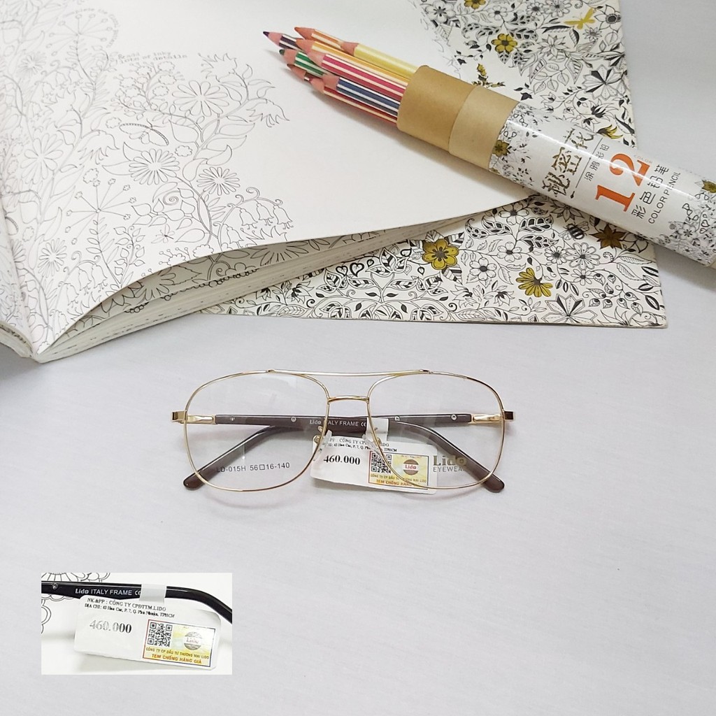 Gọng Kính LIDO Titanium Frame Italy Công Nghệ Italy