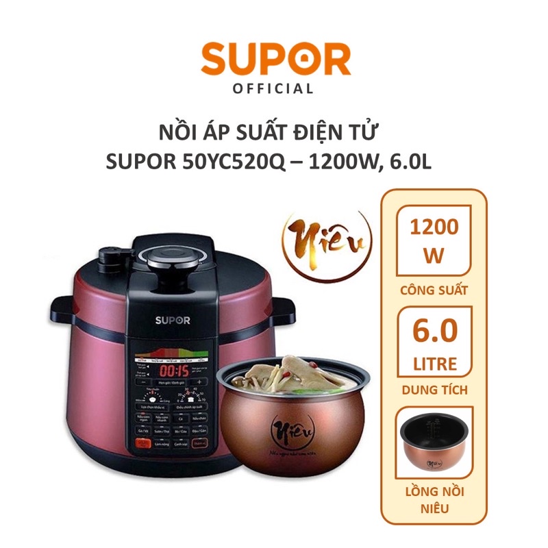 Nồi áp suất Supor 50YC520QVN-100