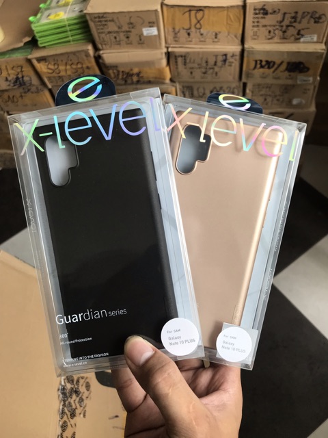 Ốp lưng dẻo X-level màu Samsung Note 10 Plus chính hãng