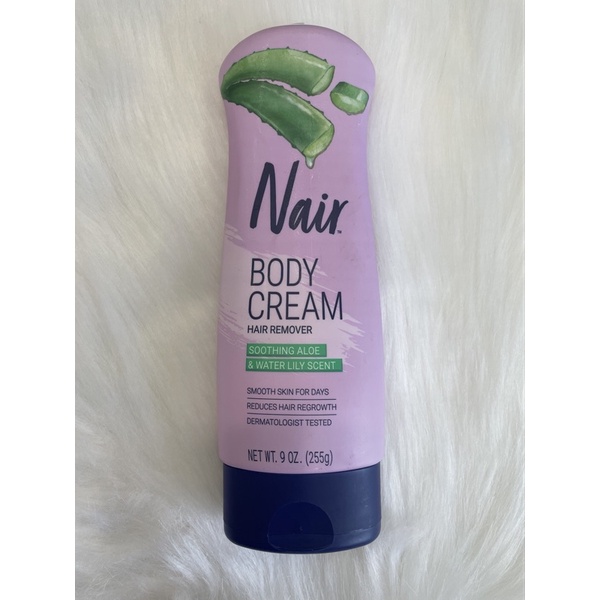 Tẩy lông Nair Hair Remover Lotion with Aloe & Lanolin 9 oz -Mỹ
