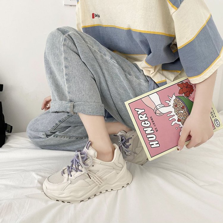 Giày Thể Thao Nữ Có Dây Buộc Thời Trang | BigBuy360 - bigbuy360.vn