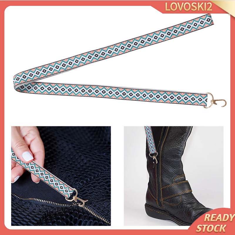 [LOVOSKI2] Portable Boots Dress Zipper Puller Helper Auxiliary Rope Pull Assistant