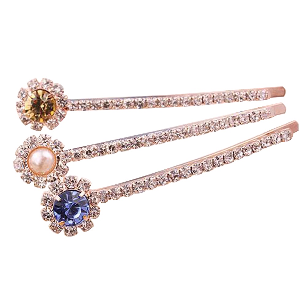 Kẹp Tóc Hình Hoa Hướng Dương Đính Kim Cương Giả Hợp Thời Trang