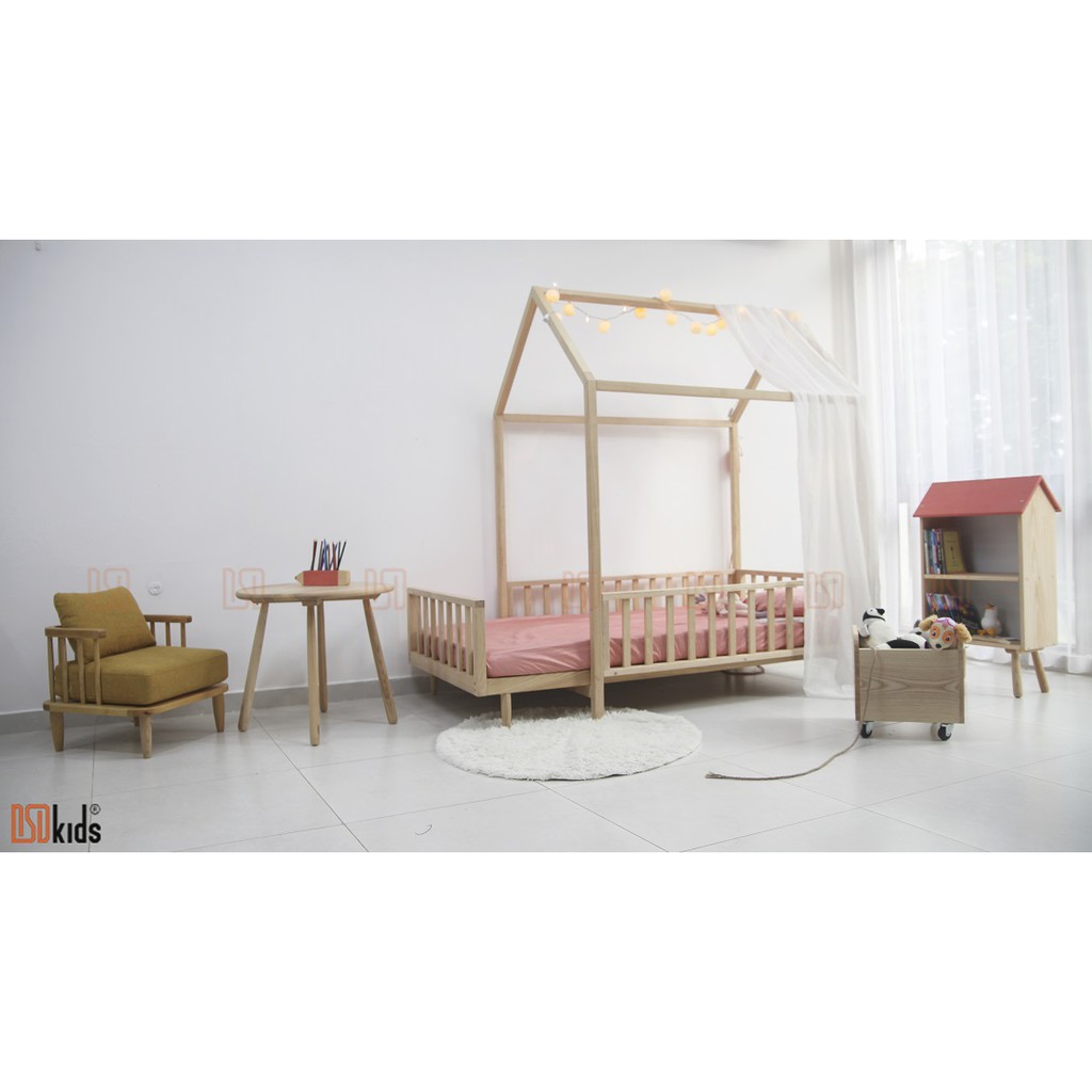Giường trẻ em 🛑FREESHIP🛑 Giường lều gỗ thông minh cho bé [ Nguyên liệu 100% gỗ tự nhiên nhập khẩu] | BigBuy360 - bigbuy360.vn