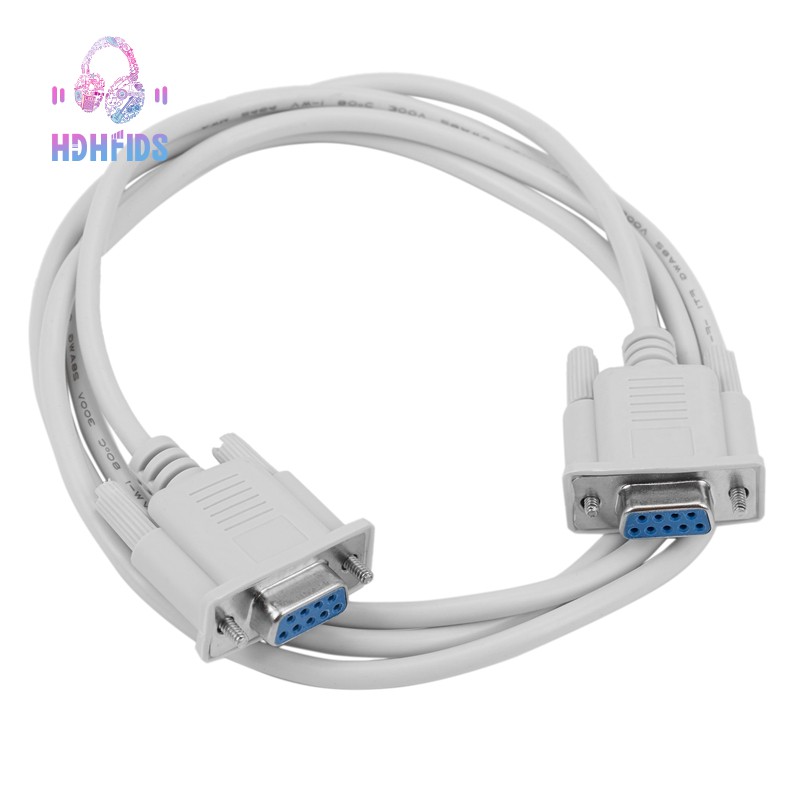 SF 1 Cáp Truyền Dữ Liệu 9 Pin 5ft F / F Serial Rs232 Null Em Sang Female Db9 Fta