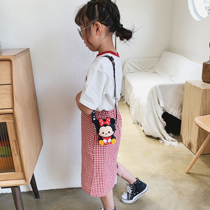 Túi Đeo Chéo Họa Tiết Hoạt Hình Dễ Thương Cho Bé Gái