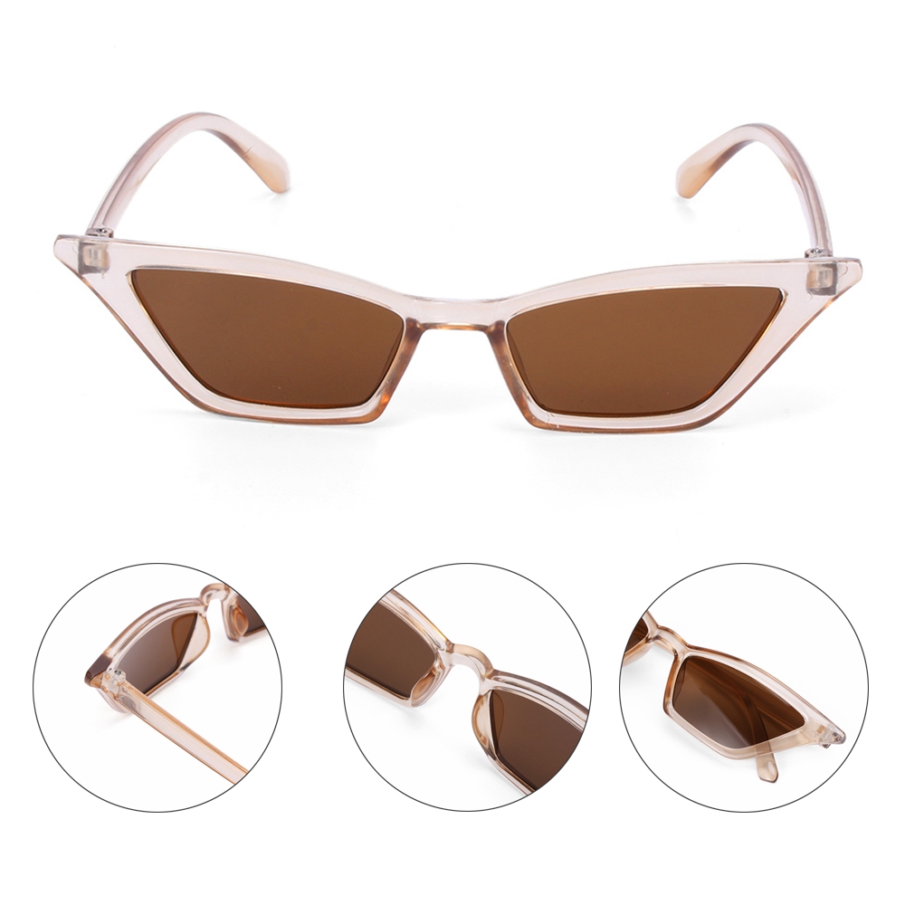 Mắt kính chống nắng thời trang UV400 phong cách mắt mèo cổ điển