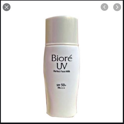 KEM CHỐNG NẮNG KIỀM DẦU - BIORE UV FACE MILK SPF 50+ PA++++ (30ML)