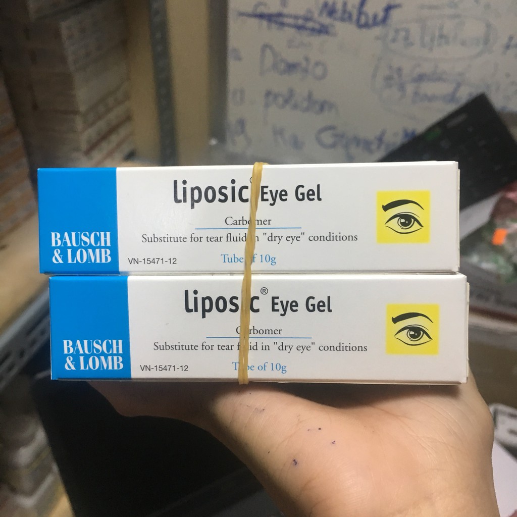 GEL NHỎ MẮT LIPOSIC EYE GEL 10G