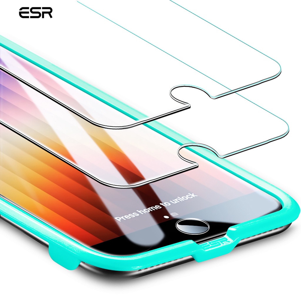 Bộ 2 Kính Cường Lực Bảo Vệ Màn Hình ESR Cho iPhone SE3 /SE2/8/7