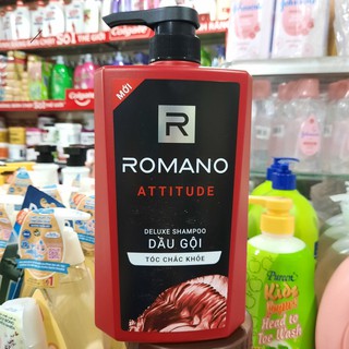 Dầu Gội Cao Cấp Cho Nam Romano Attitude 650g