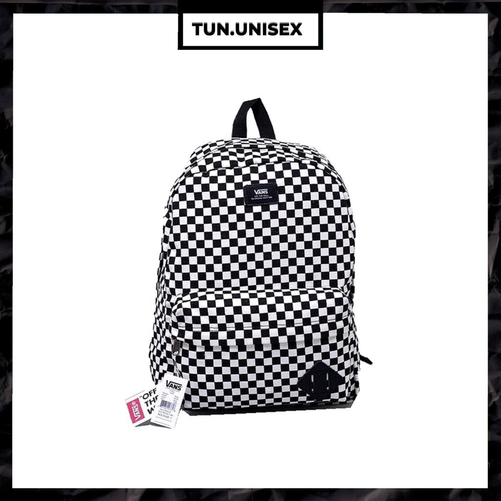 Balo vans, balo đi học Old Skool Black/White Checkerboard [ tun.unisex ]