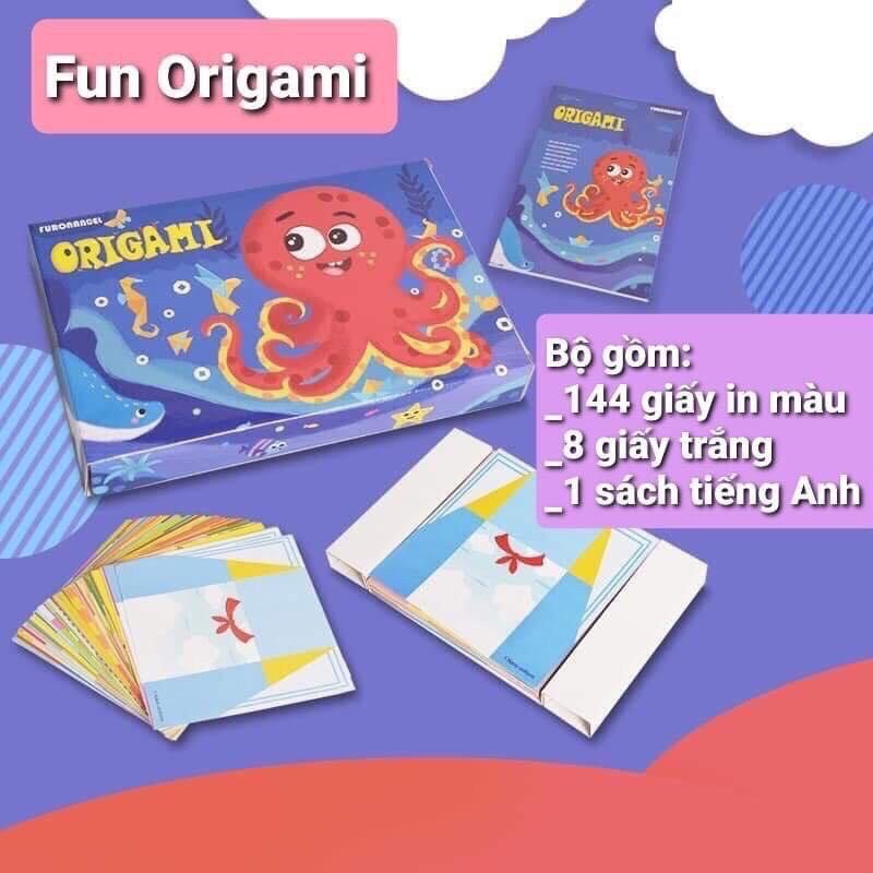 Bộ Gấp Giấy FUN ORIGAMI 144 Tờ