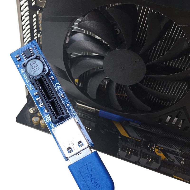 Cáp Mở Rộng Pci-E Pcie Pci-Express X1 Sang X4 Riser Pci 60cm Usb3.0