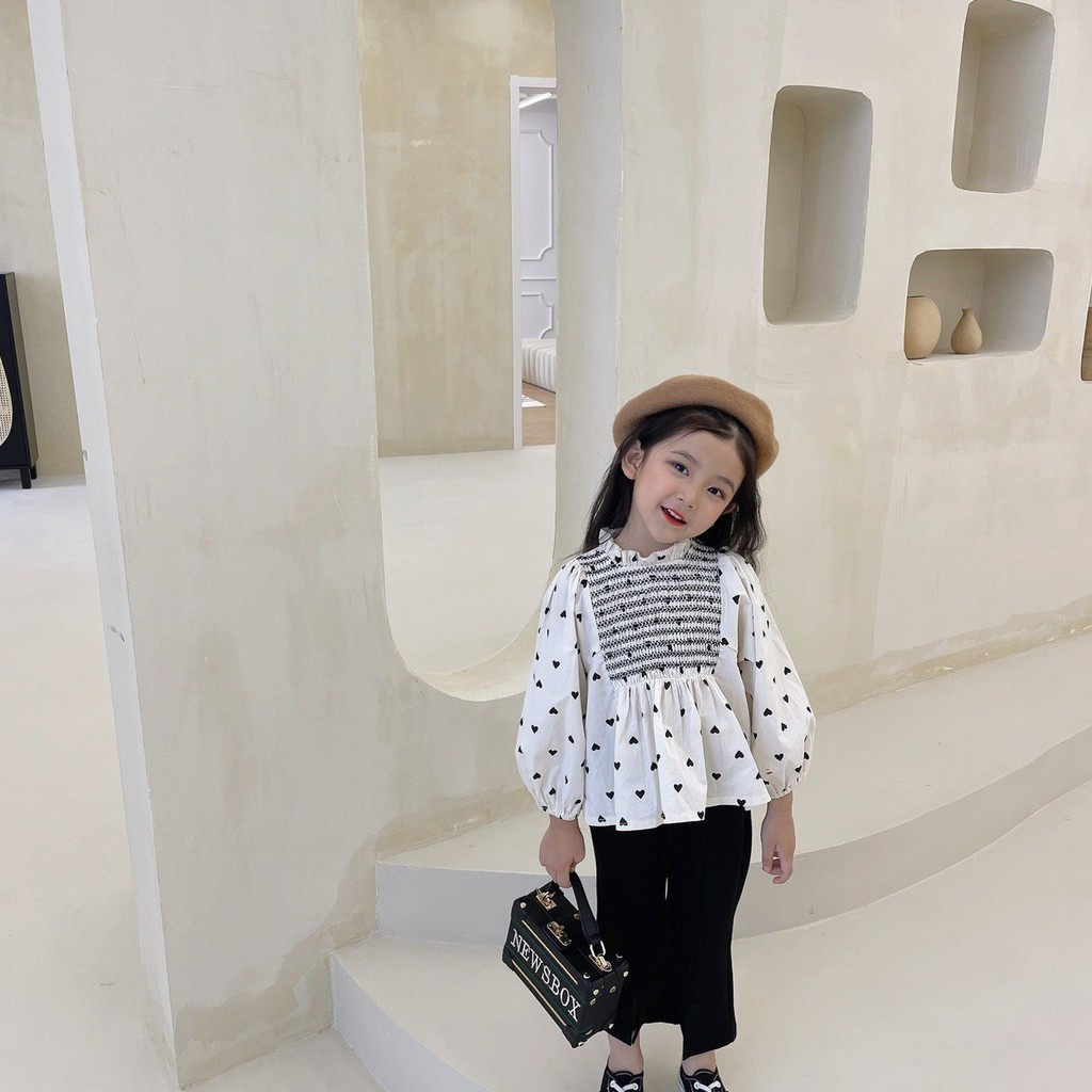 Quần áo bé gái ✨ ✨ ✨ SET BÁNH BÈO ÁO CHUN + QUẦN ỐNG LOE SIÊU XINH ✨ ✨ ✨