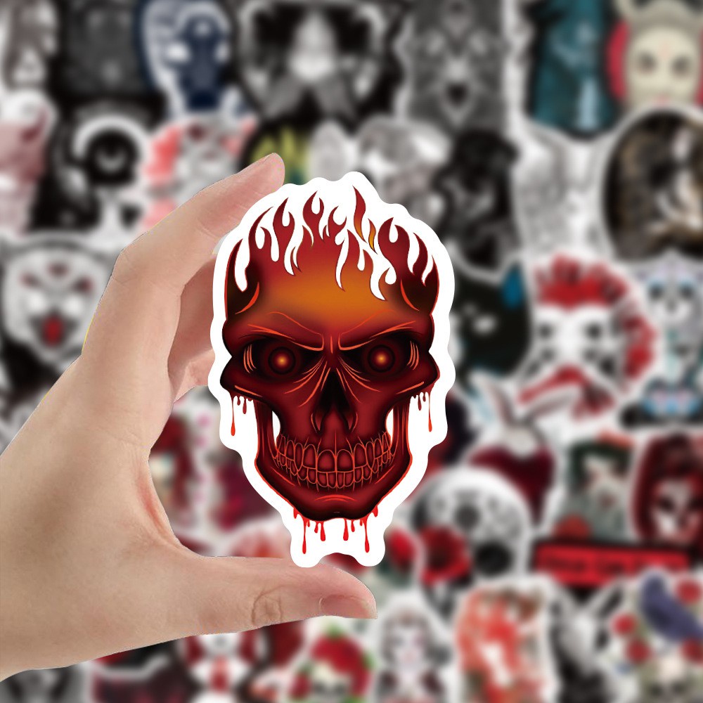 100 / 50 / 25 / 10 nhãn dán trang trí xe hơi / ván trượt / laptop họa tiết graffiti phong cách gothic tùy chọn