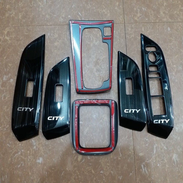 Ốp Nội Thất Xe Honda City 2014-2020, 2021 số tự động, Titan cao cấp