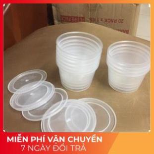 fd4 Hũ hộp làm bánh flan - Khuôn bánh flan caramen, hộp chia đồ ăn dặm cho bé nhựa 100% PP KHÔNG MÙI CHỊU NHIỆT