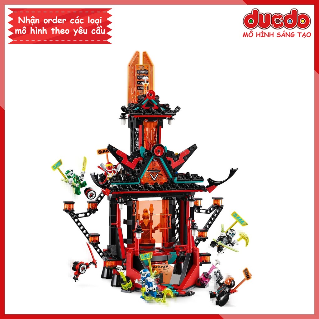 LARI 11489 Lắp ghép Ninjago Tu viện của đế chế Madness - Đồ chơi Xếp hình Mô hình Ninja 71712 Bela